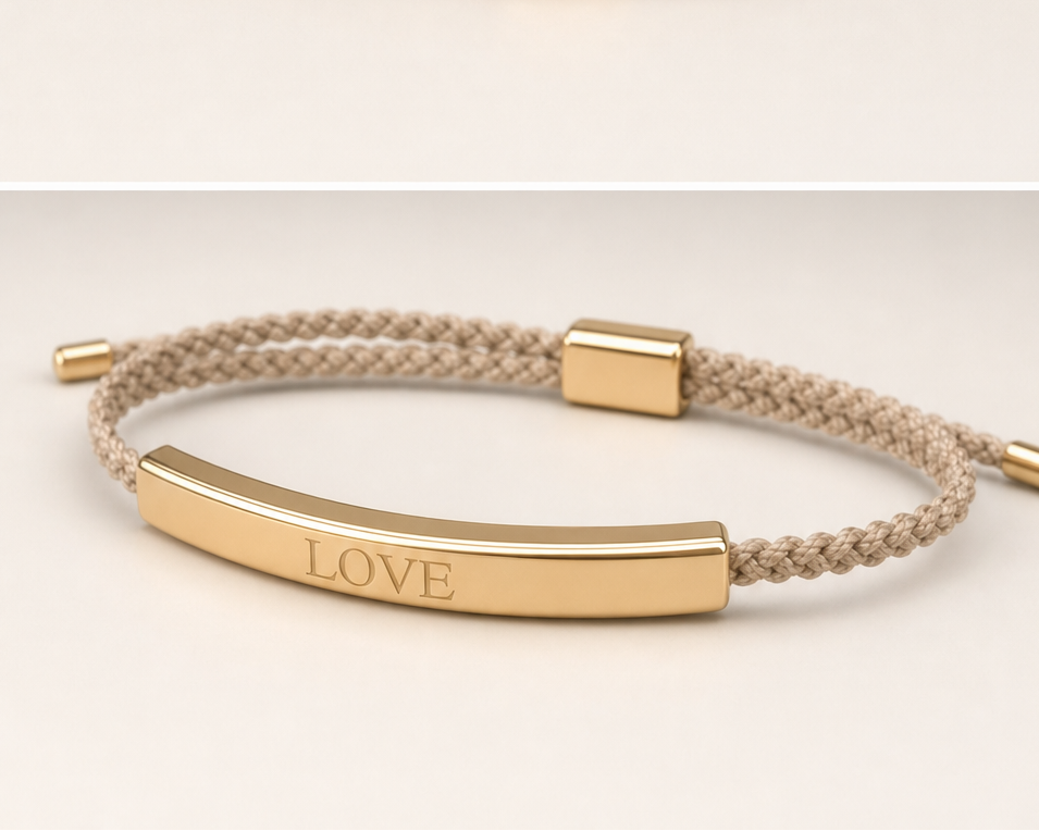 Ana Miller™ Beige Bracelet LOVE