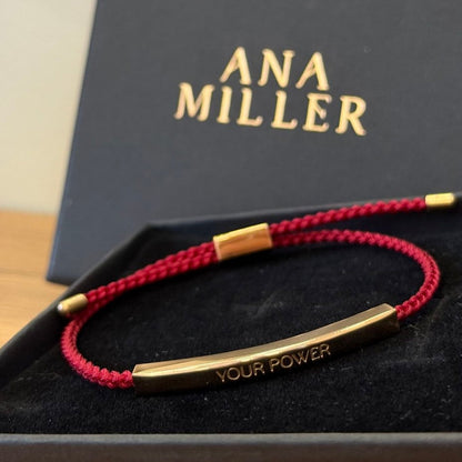 Ana Miller™ Red Bracelet "Your Power"