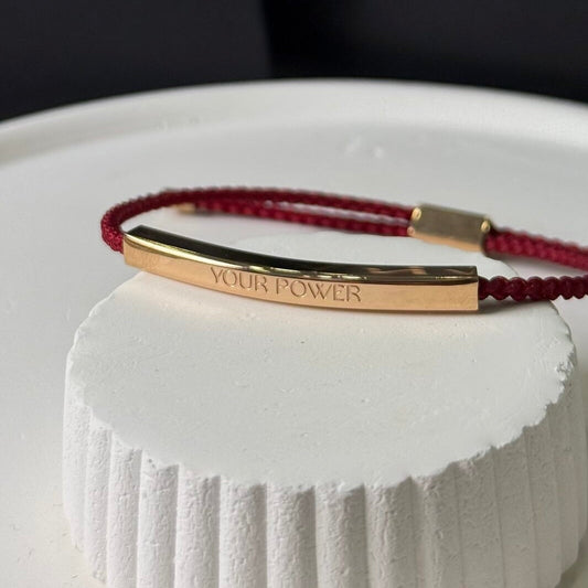 Ana Miller™ Red Bracelet "Your Power"