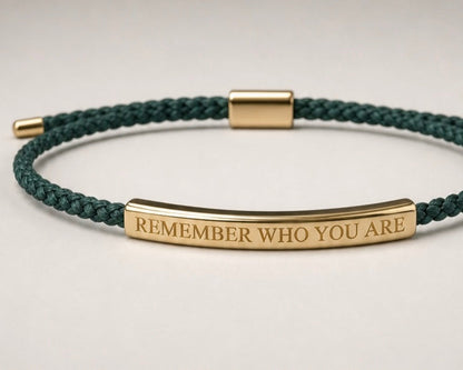 Ana Miller™ Pulsera Verde Recuerda quién eres