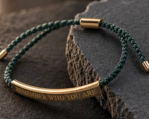 Ana Miller™ Pulsera Verde Recuerda quién eres