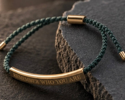 Ana Miller™ Pulsera Verde Recuerda quién eres