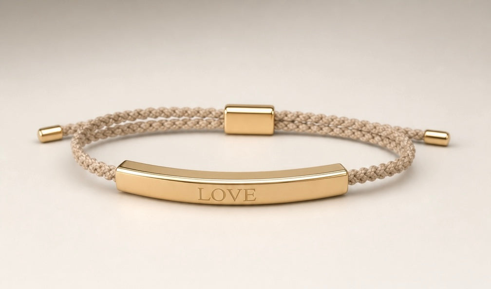 Ana Miller™ Beige Bracelet LOVE