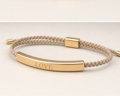 Ana Miller™ Beige Bracelet LOVE