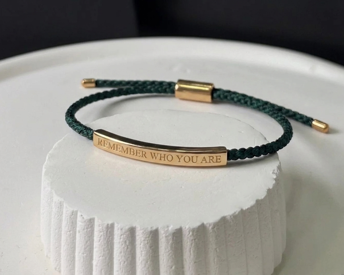 Ana Miller™ Pulsera Verde Recuerda quién eres